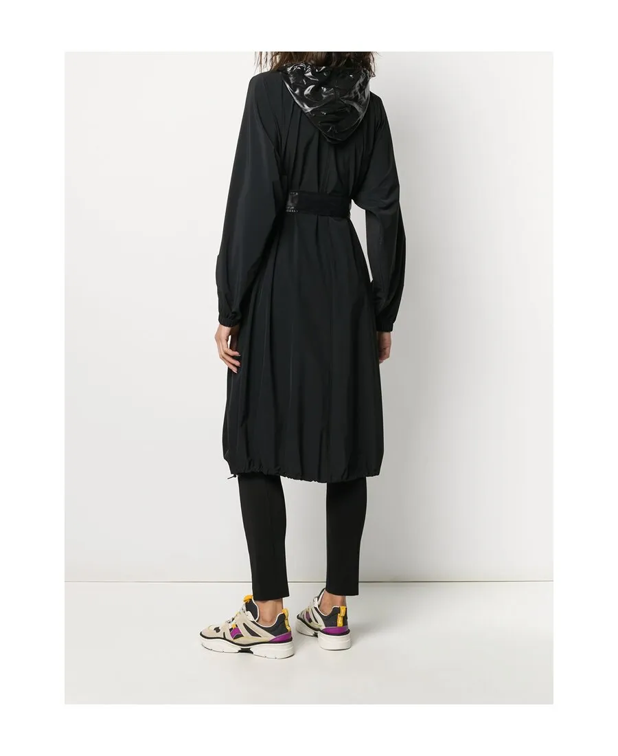 Hooded Belted Raincoat