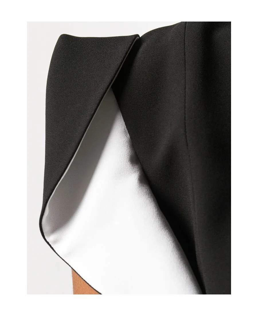 Ruffle Sleeve Straight Fit Dress
