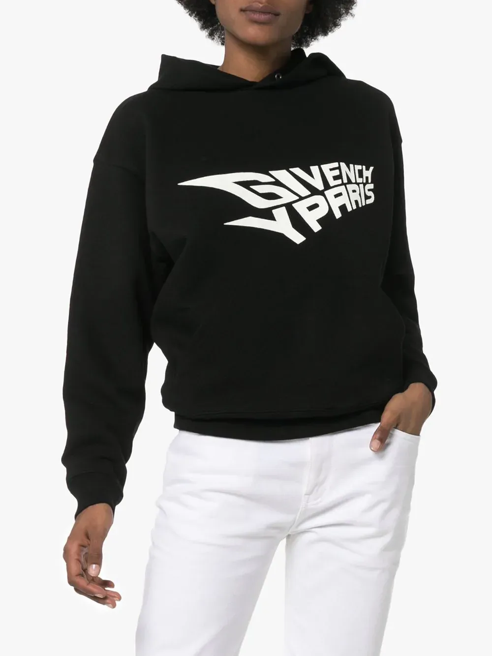 Logo Printed Hooded Sweater