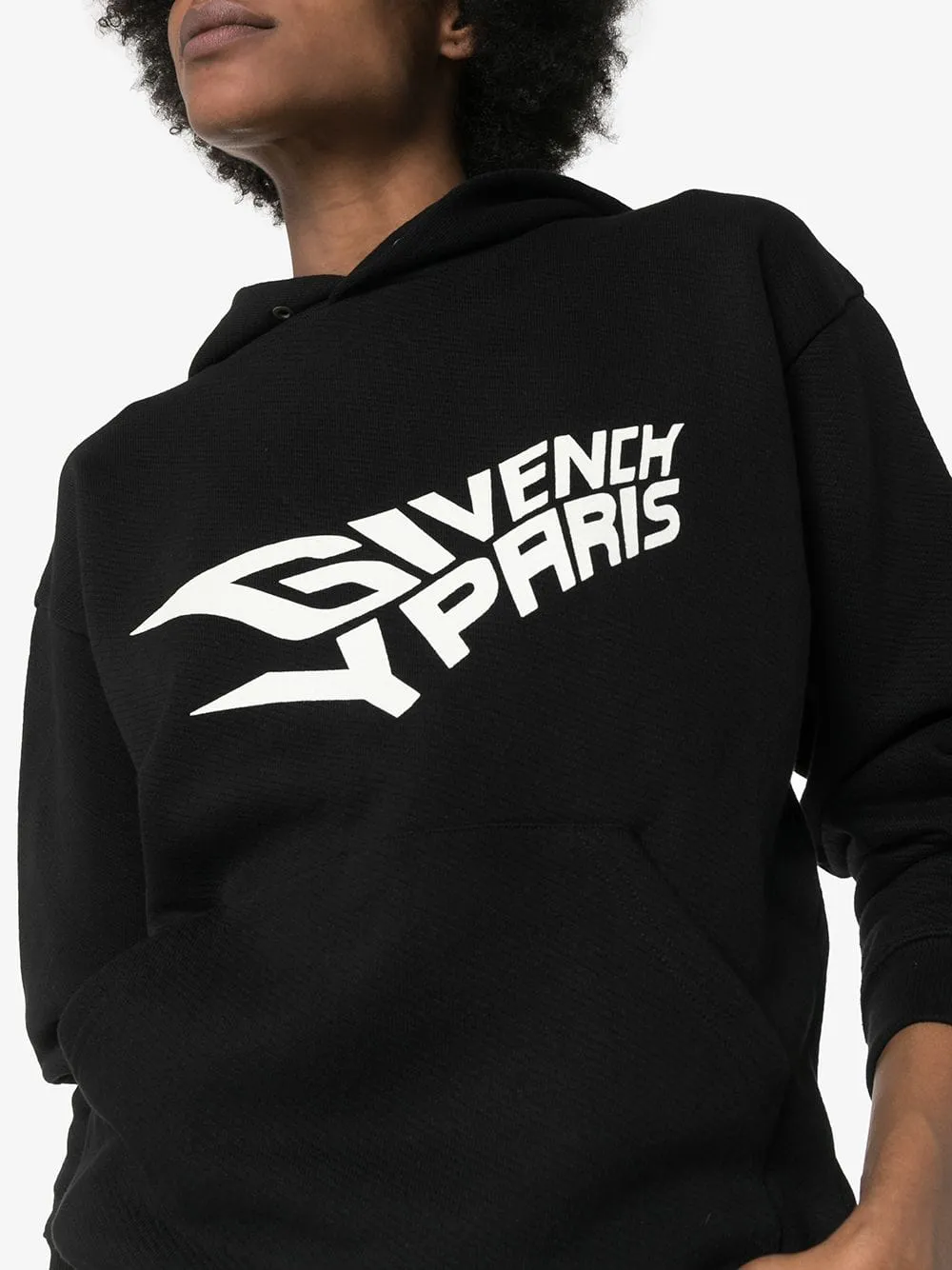 Logo Printed Hooded Sweater