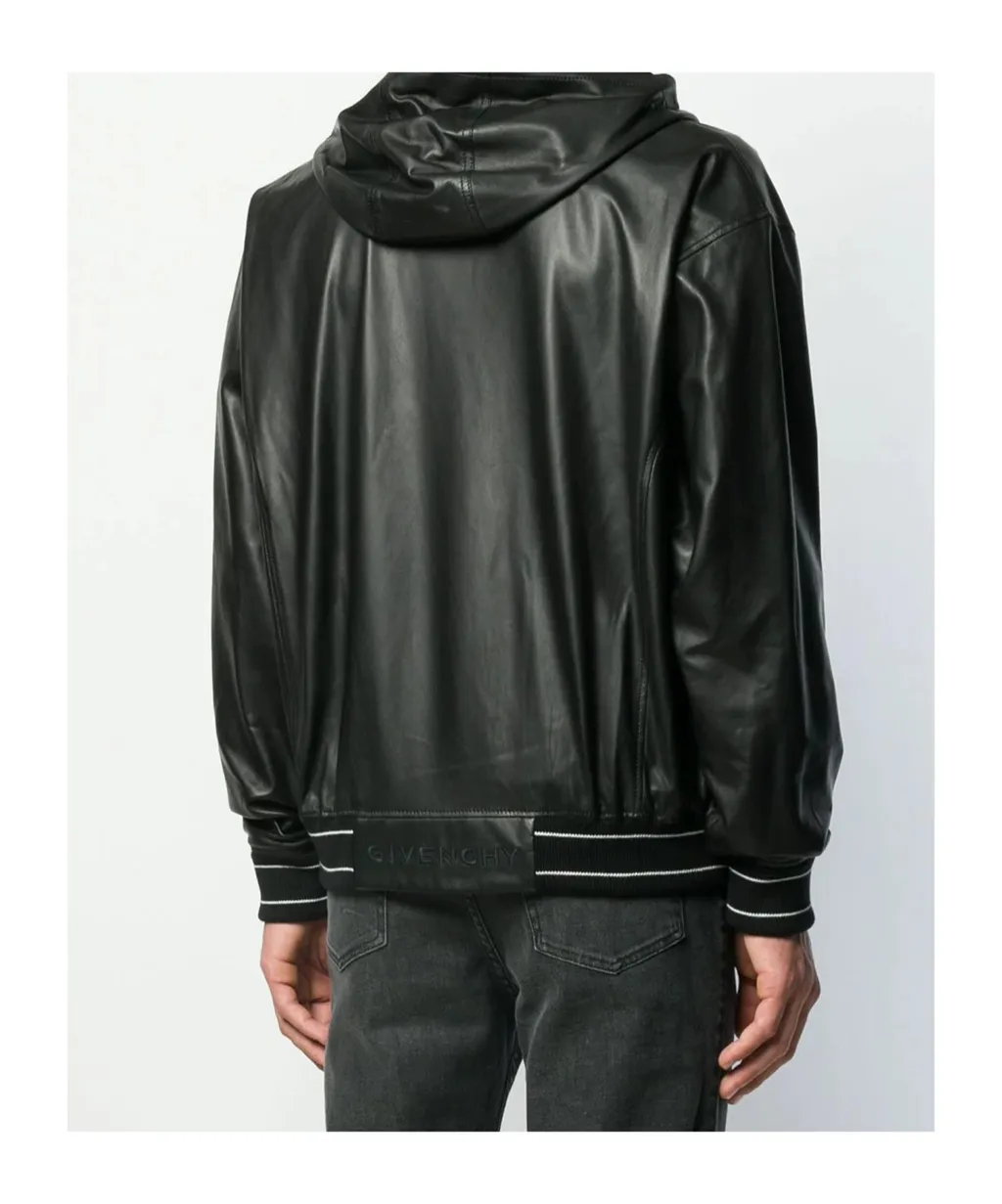 Zippered Leather Jacket