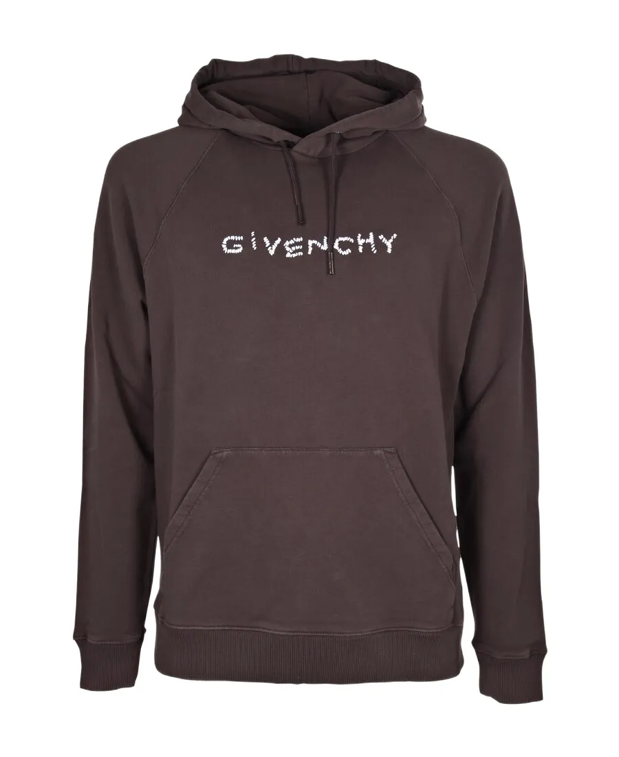 Embroidered Logo Hoodie