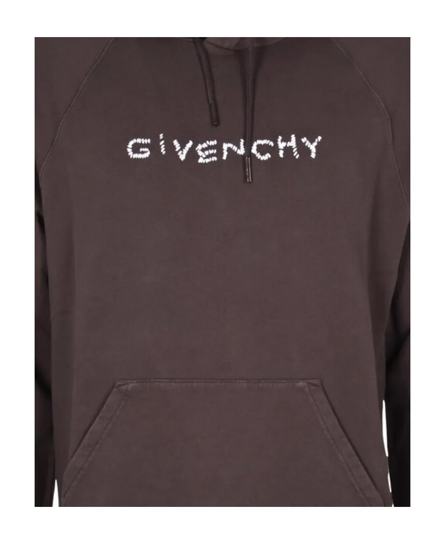Embroidered Logo Hoodie