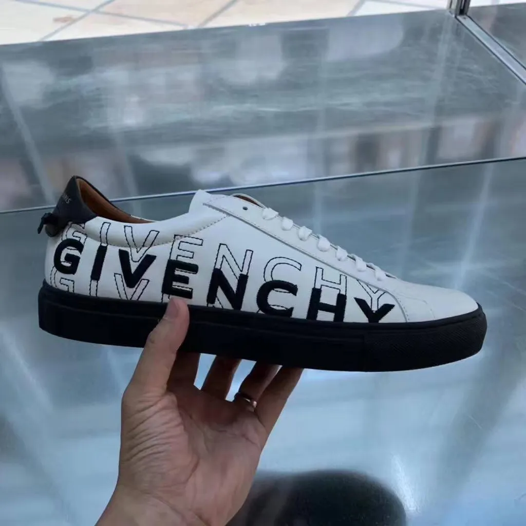 Embroidered Logo Sneakers