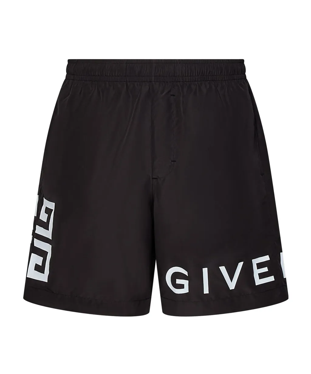 Logo Printed Swim Shorts