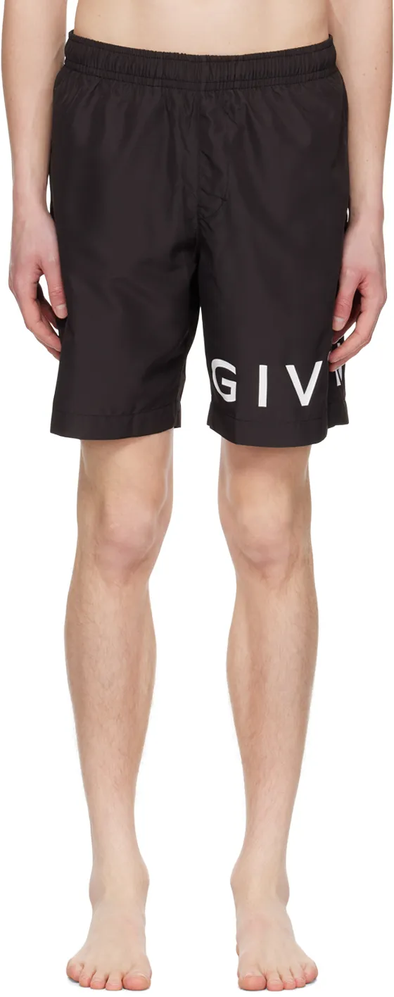 Logo Printed Swim Shorts