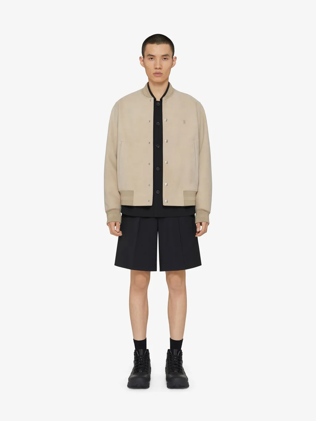 Leather Bomber Jacket
