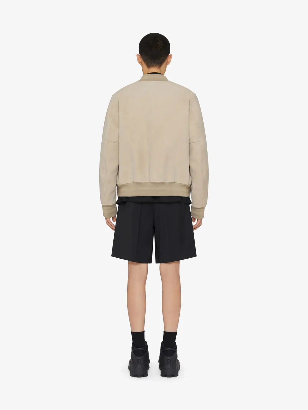 Leather Bomber Jacket
