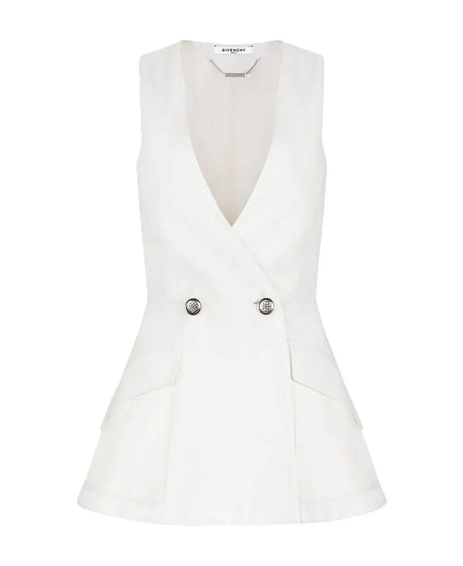 Sleeveless Blazer Jacket