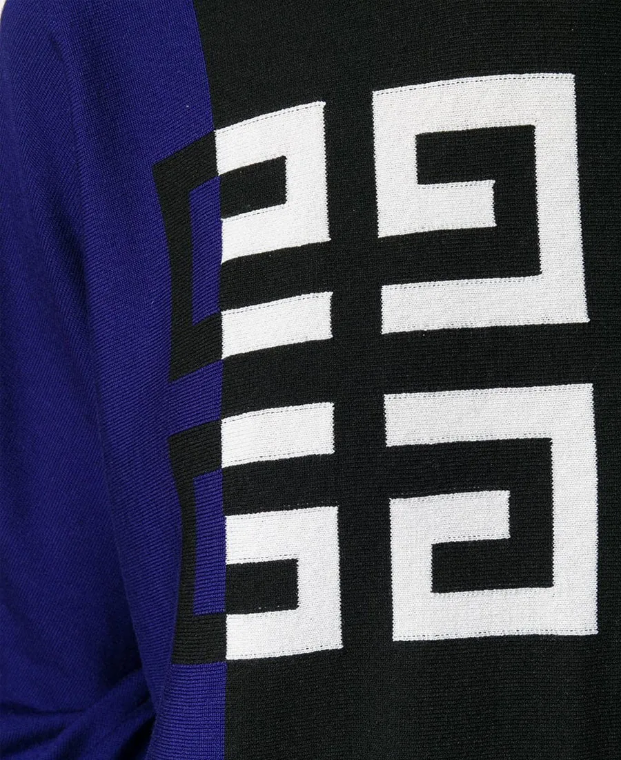 Wool Blended Logo Pullover