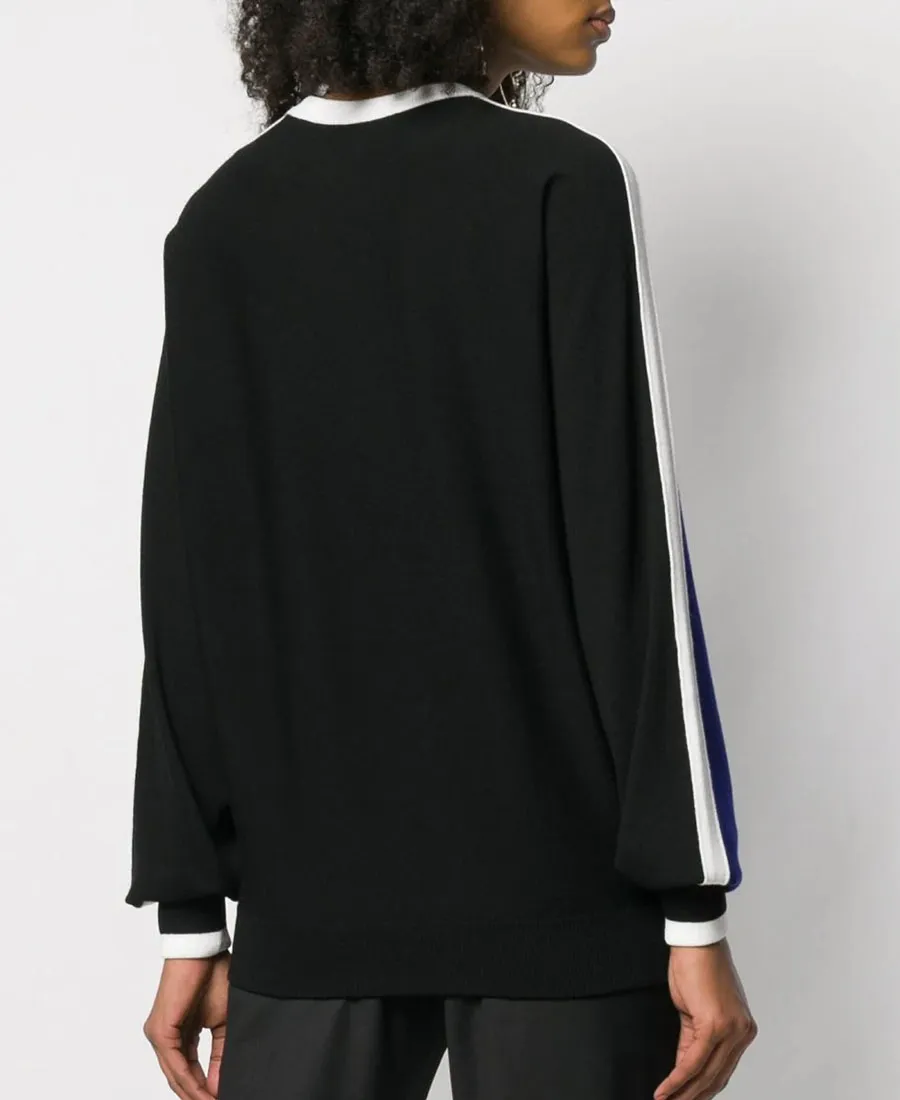 Wool Blended Logo Pullover