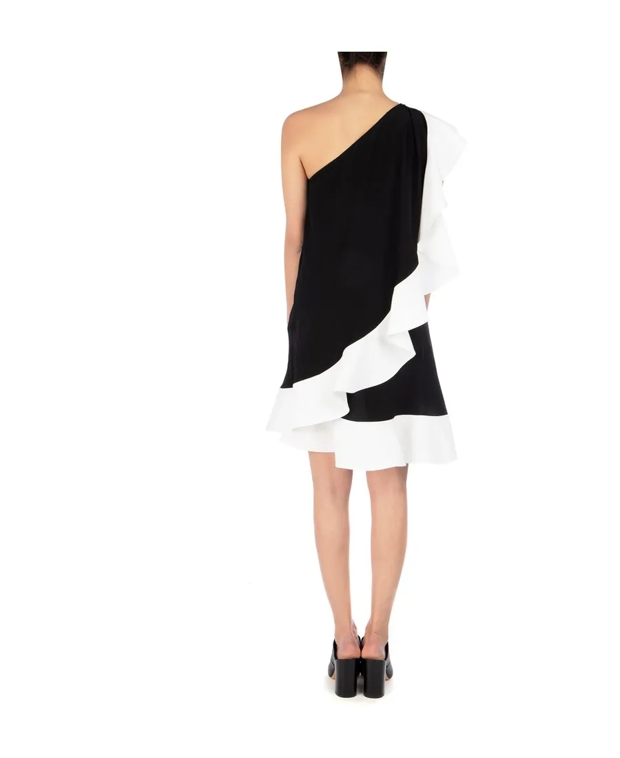 One Shoulder Ruffle Dress