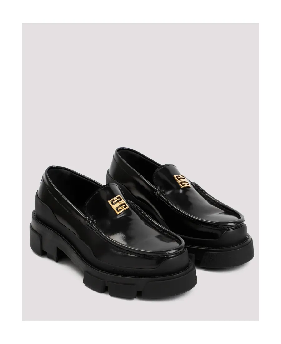 Terra Logo Plaque Slip-On Loafers