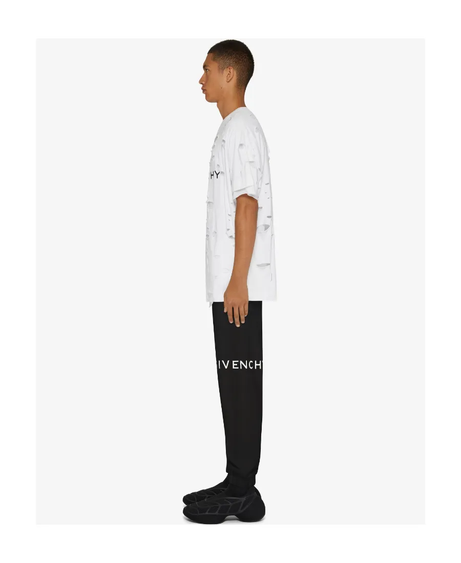 Logo Printed Rear-Welt Pocketed Track Pants