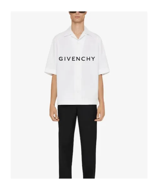 Logo Printed Short-Sleeved Shirt