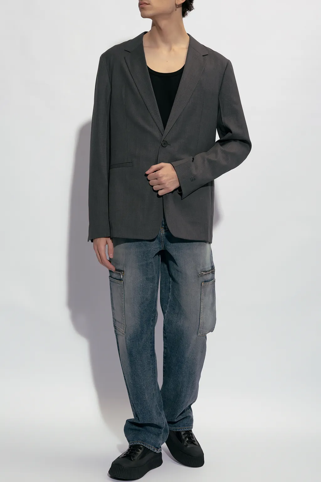 Pocket Detailed Straight Leg Jeans