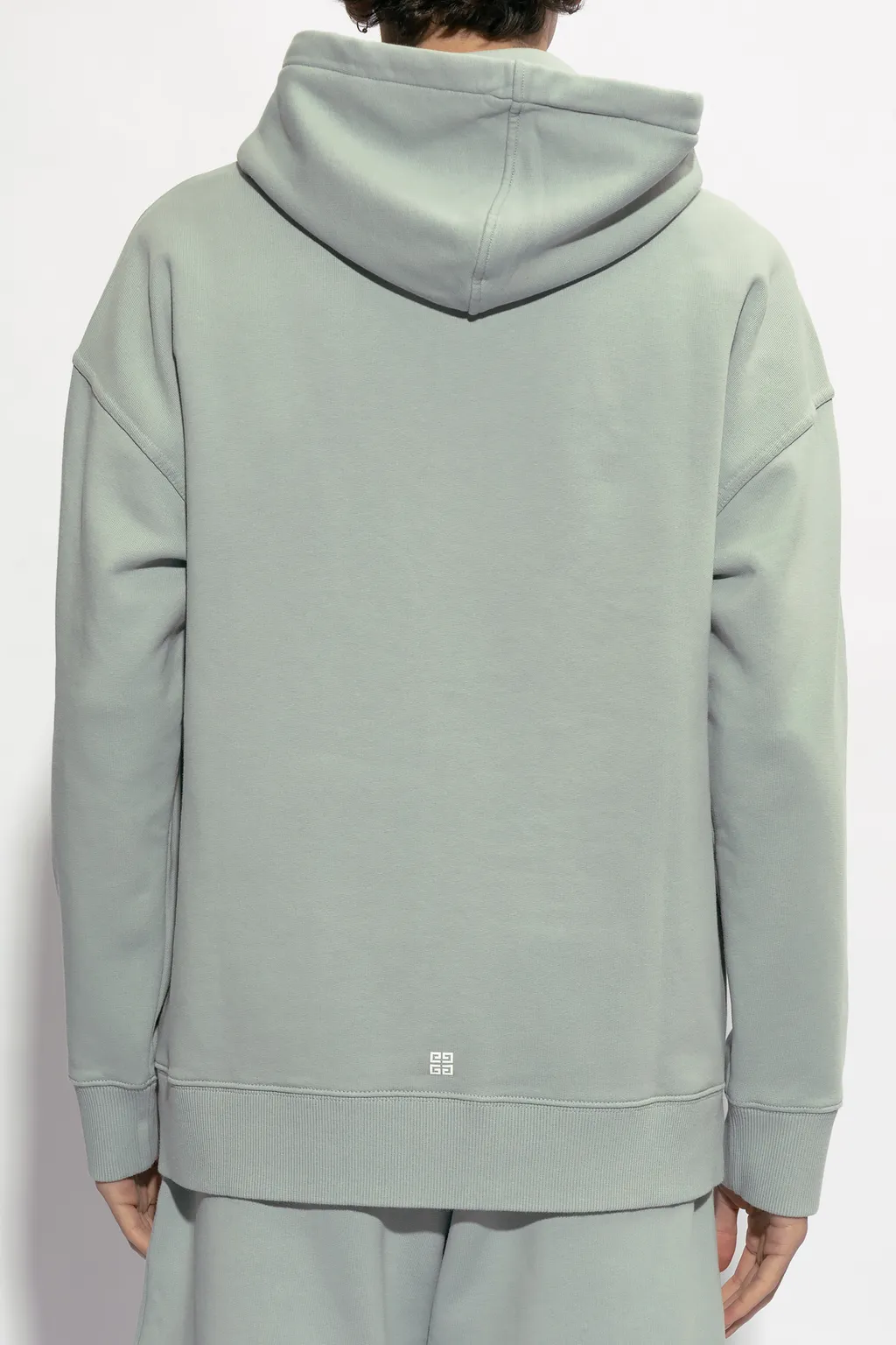 Logo Print Drawstring Hoodie