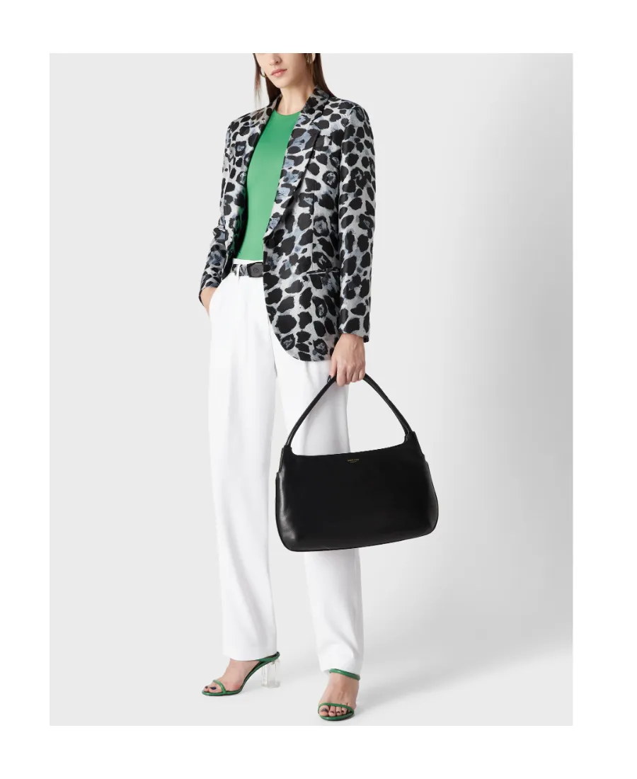 Straight Leg Pleated Trousers
