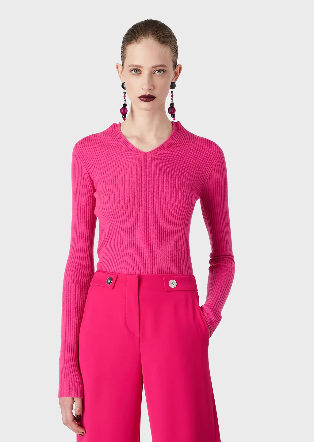 Rib Cashmere Sweater