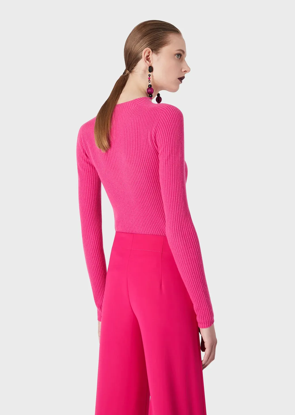 Rib Cashmere Sweater