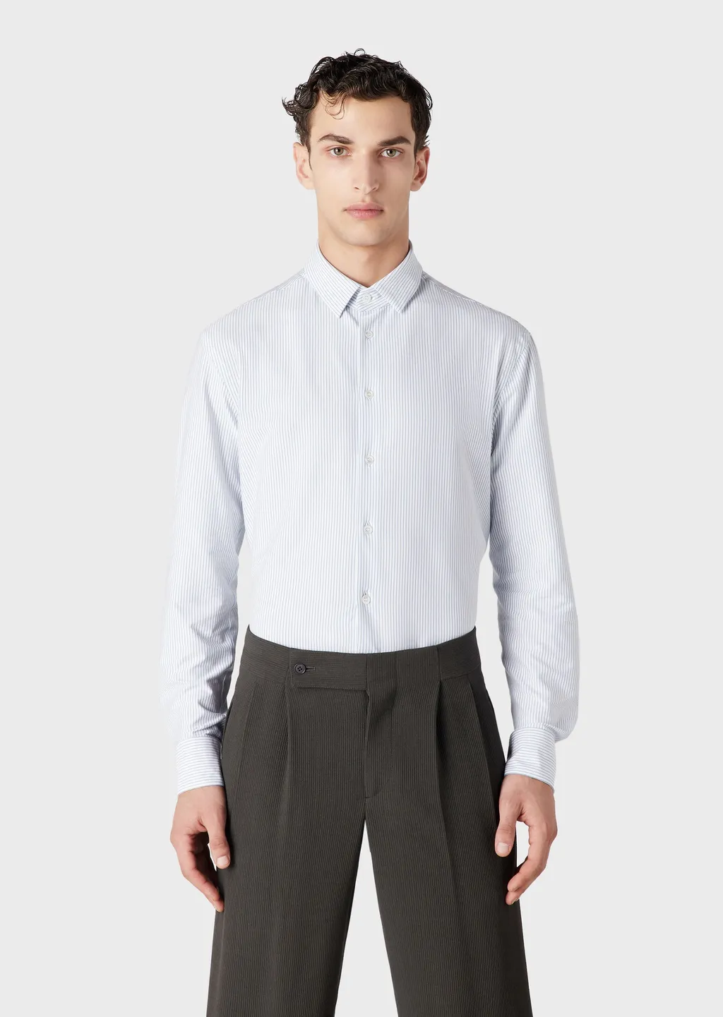 Striped Long-Sleeved Shirt