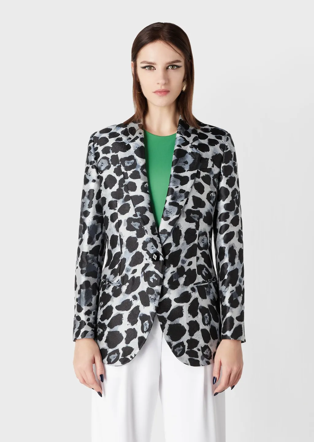 Lapel Long-Sleeved Suit Jacket