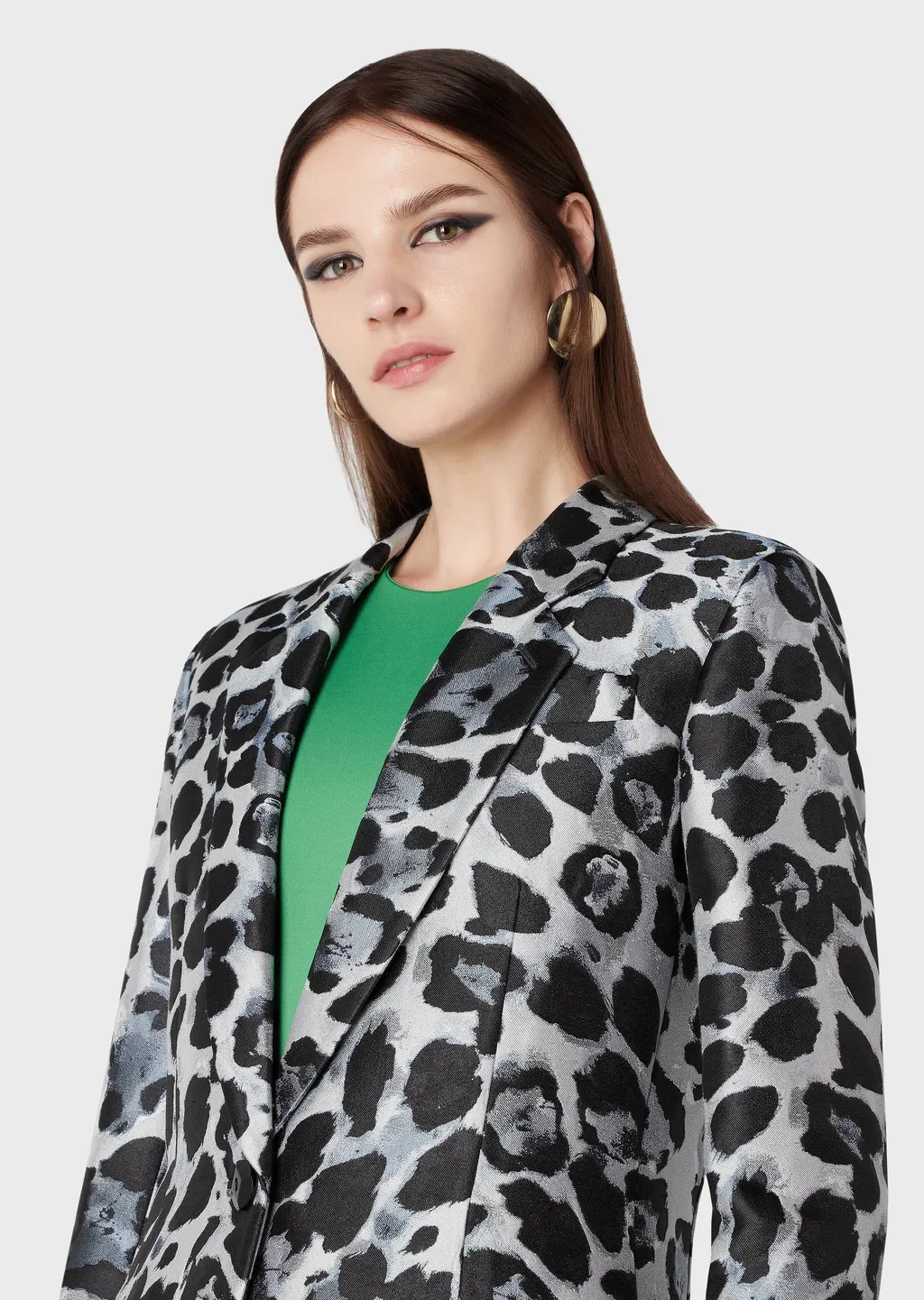 Lapel Long-Sleeved Suit Jacket