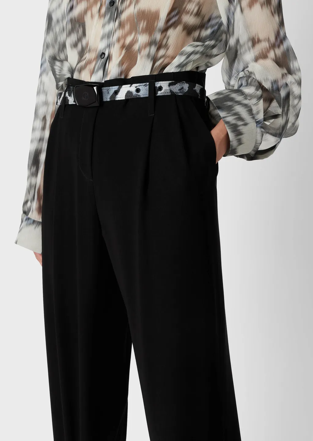 Belt Ring Casual Pants