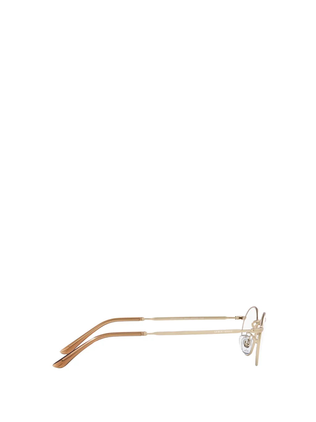 Metallic Round-Frame Glasses