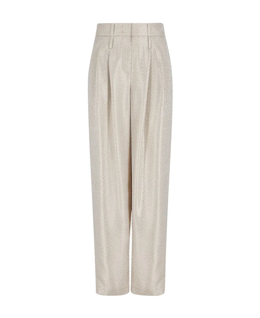 High Waist Cropped Trousers