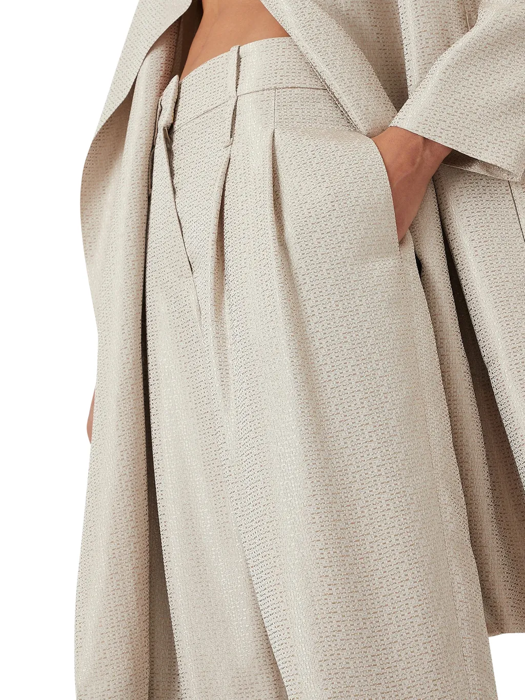 High Waist Cropped Trousers