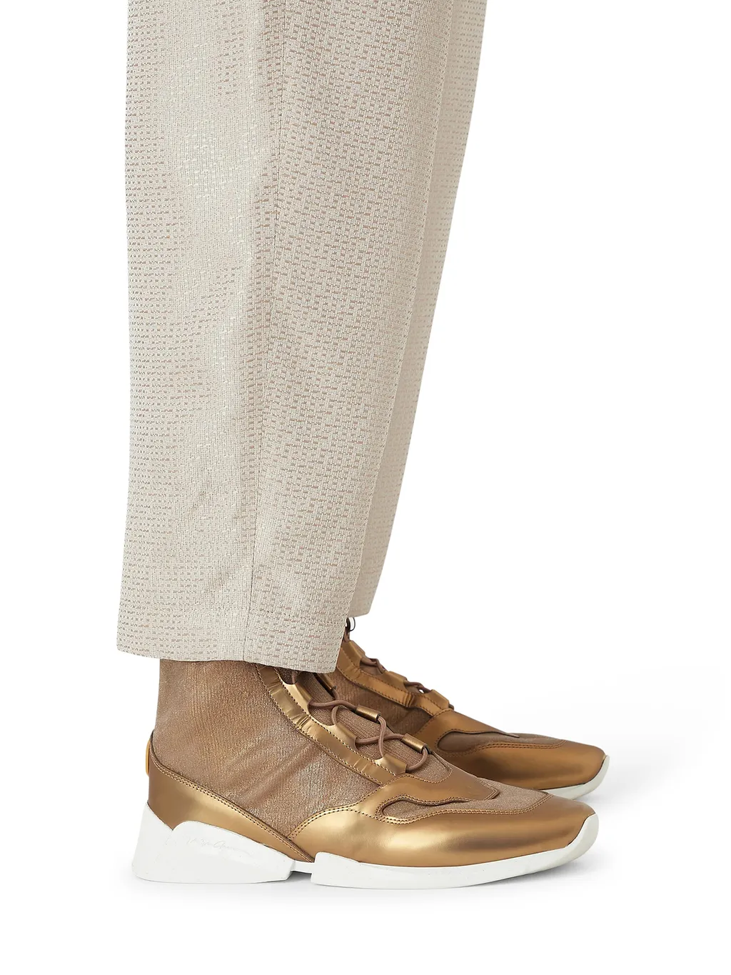 High Waist Cropped Trousers