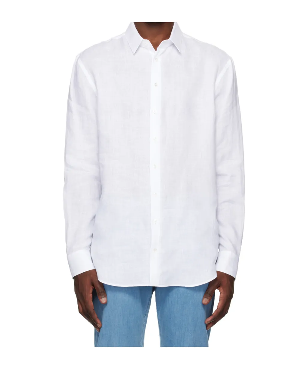 Button-Up Linen Shirt