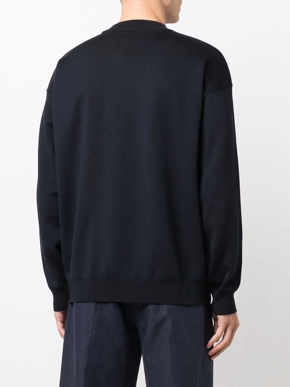 Logo-Print Knitted Jumper