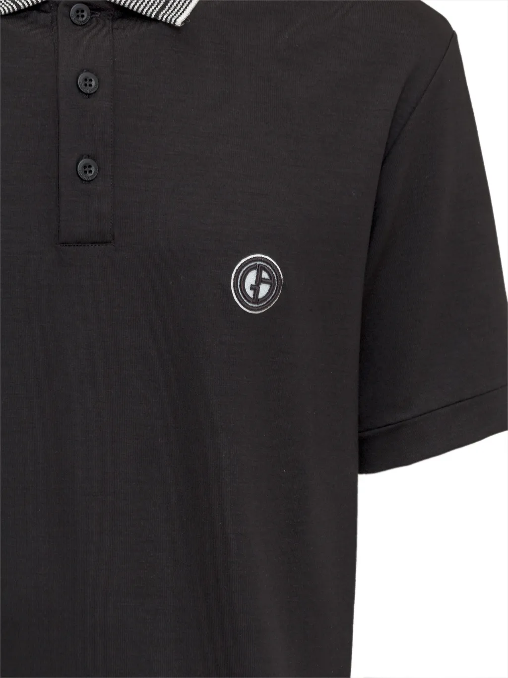 Contrast Collar Polo Shirt
