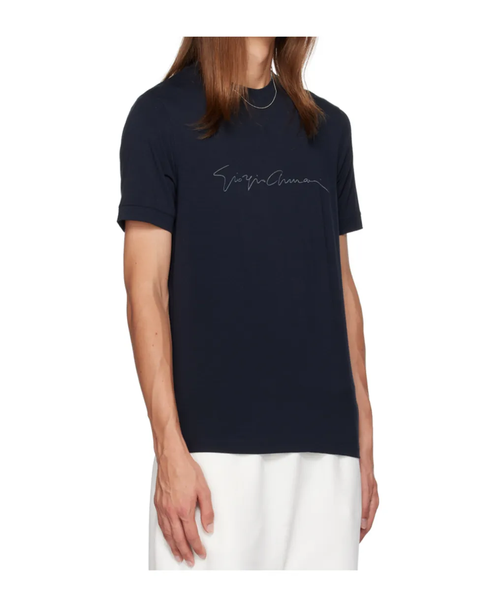 Logo Print Crewneck T-Shirt