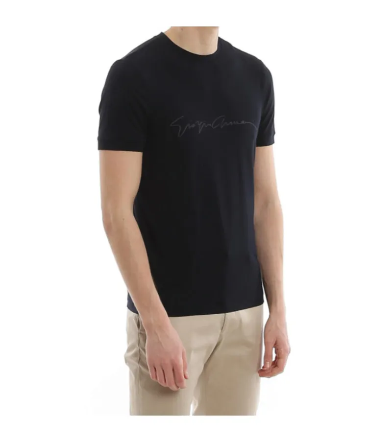 Logo Print Crewneck T-Shirt