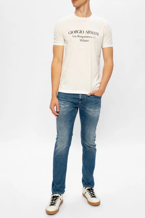 Logo Print Crewneck T-Shirt