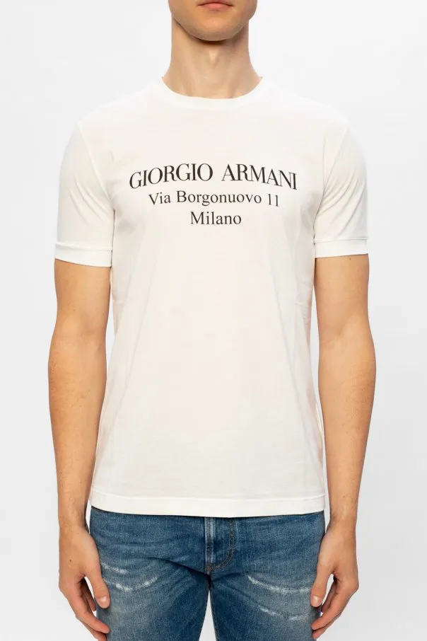 Logo Print Crewneck T-Shirt