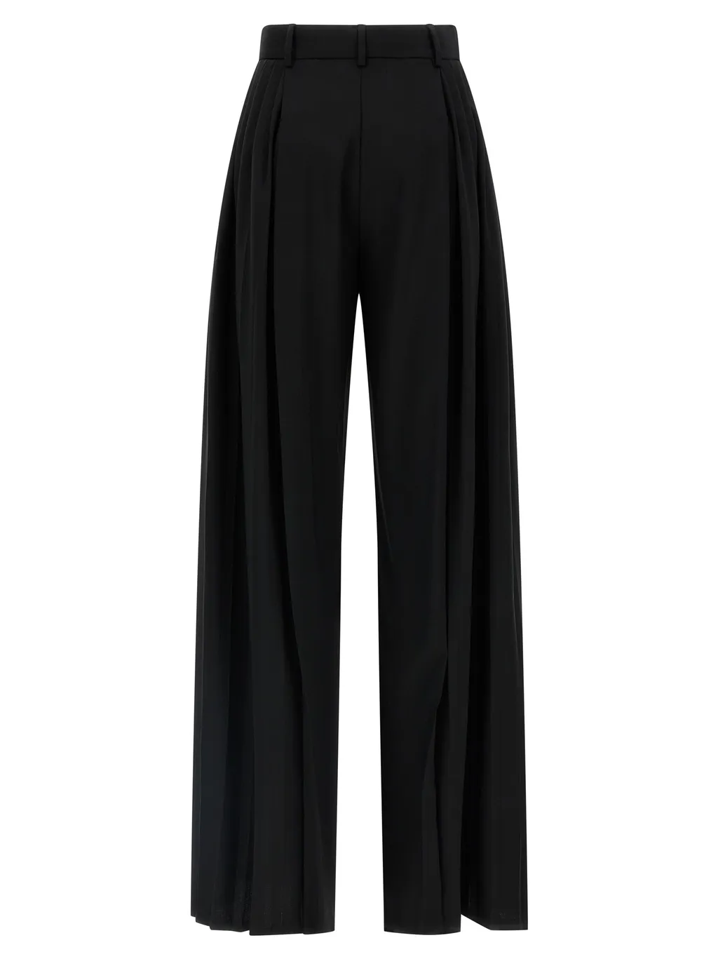 Pleated Wide-Leg Pants