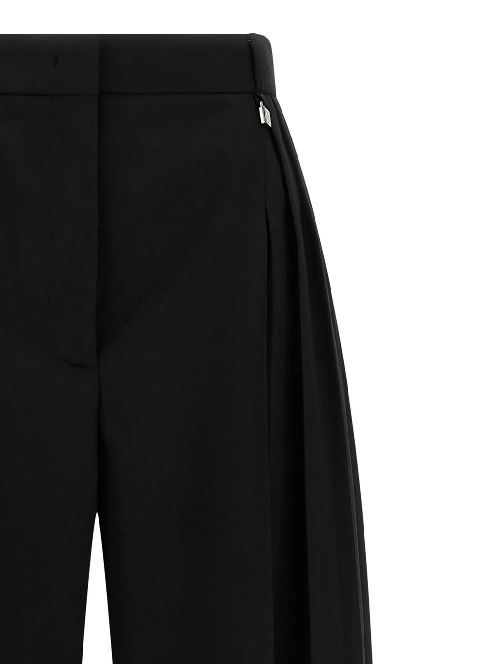 Pleated Wide-Leg Pants