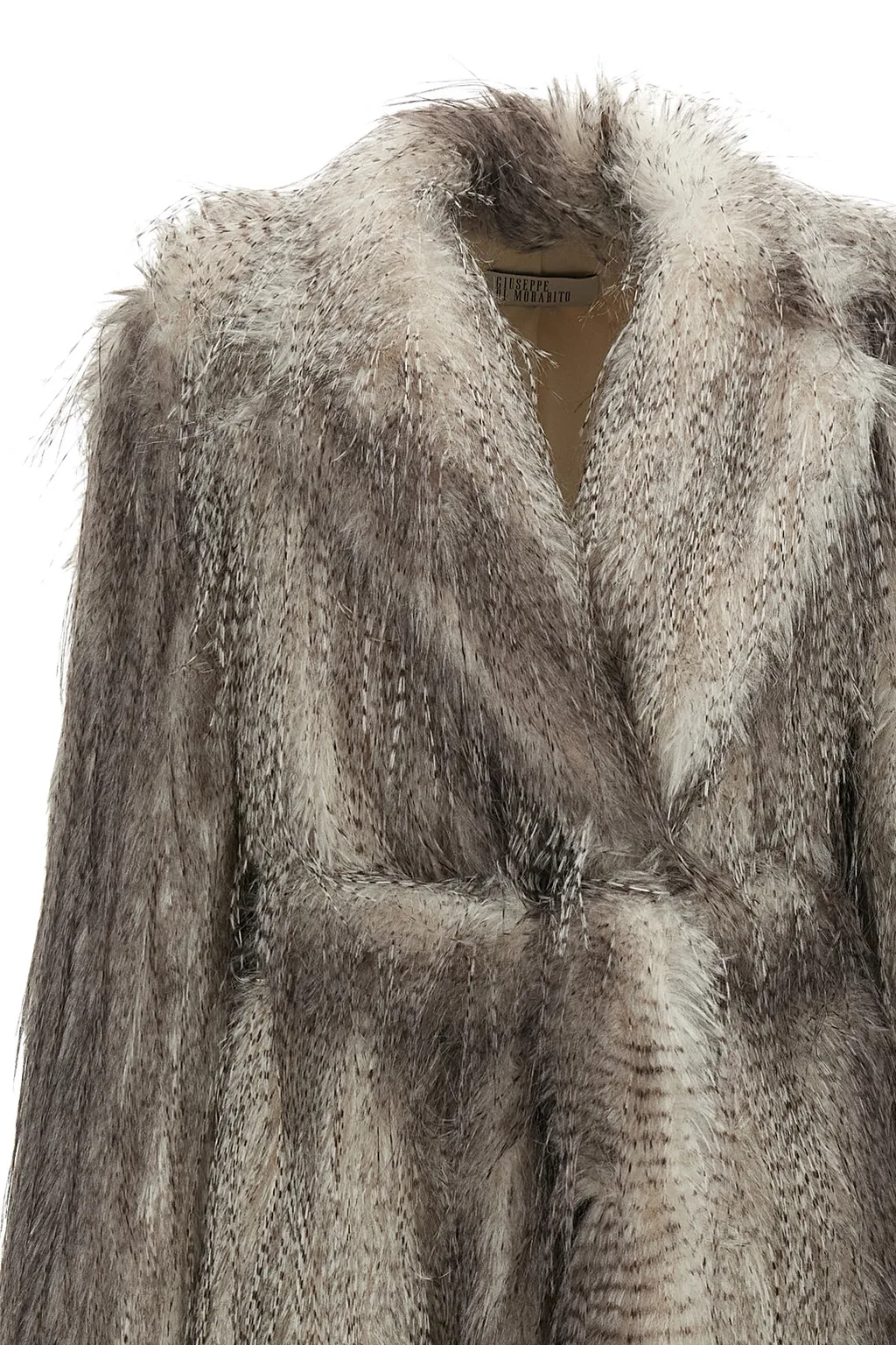Belted Eco-Fur Coat