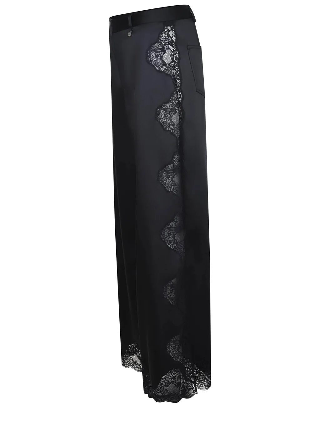 Lace-Trimmed Pants