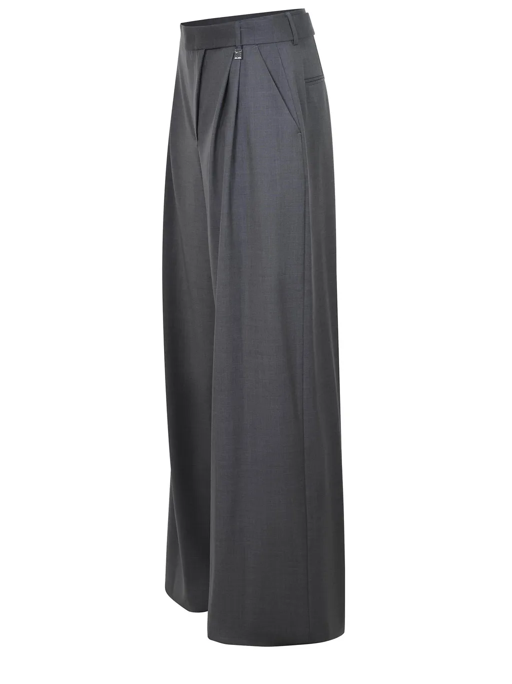 Asymmetrical Wool Pants