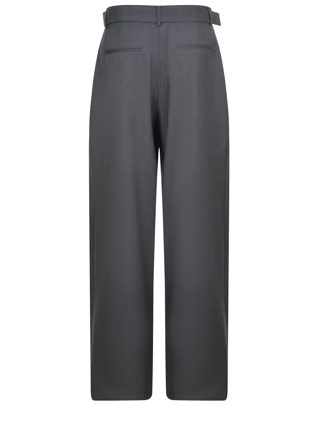 Asymmetrical Wool Pants