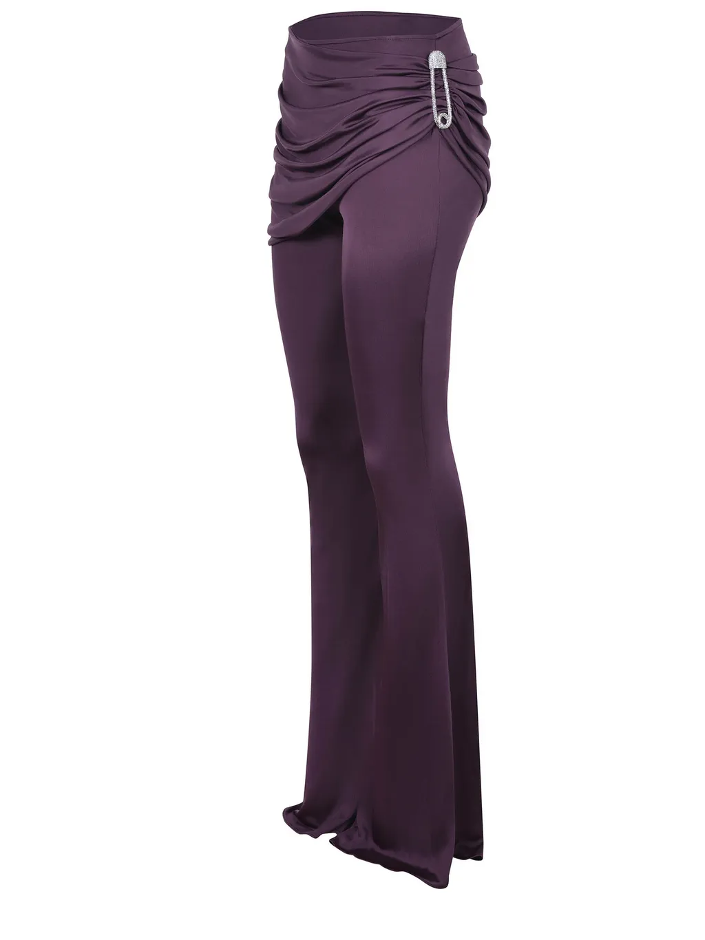 Draped Brooch Pants