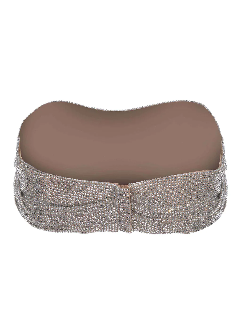 Crystal-Embellished Bandeau Top