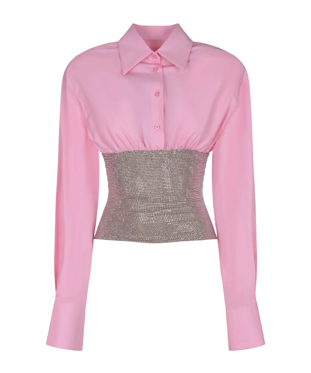 Crystal Bustier Shirt