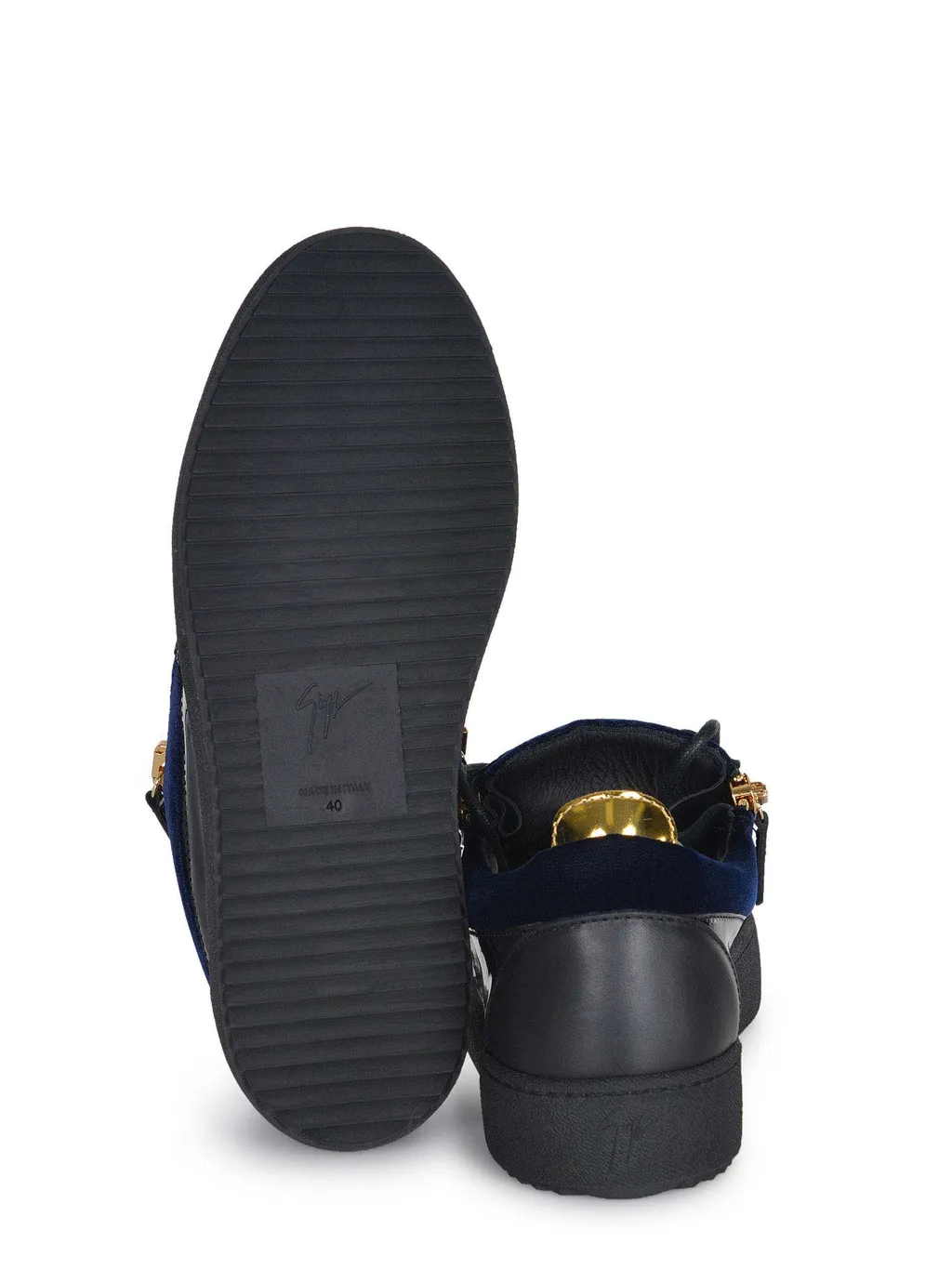 Frankie Zip-Detailed Lace-Up Sneakers