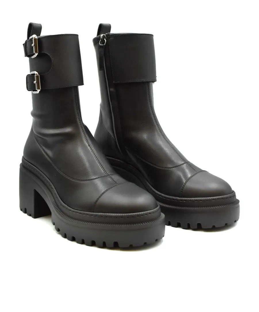 Round-Head Short Boots
